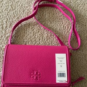 Brand new Tory Burch pink crossbody purse